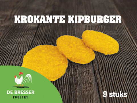 Krokante Kipburgers